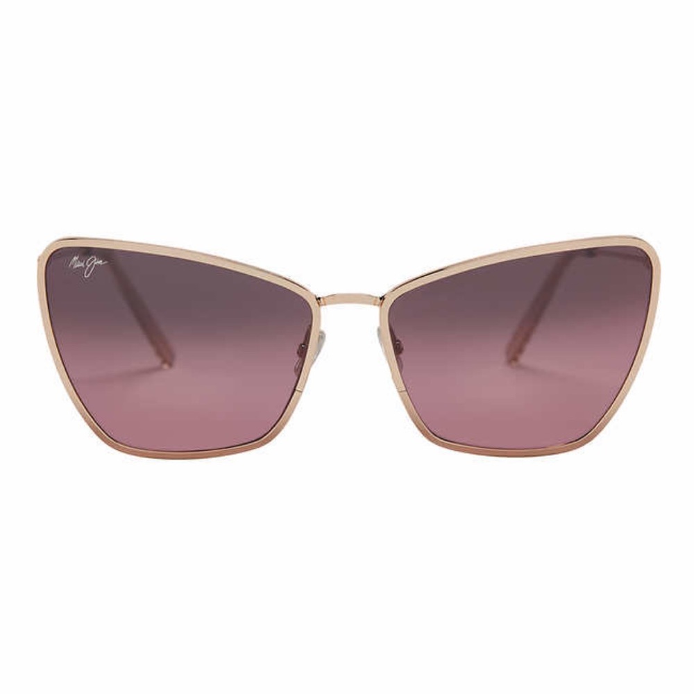 Maui Jim Cat-Eye Sunglasses - Rose Gold and Pink